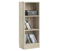 Librería Estantería para Libros Turia 2 estantes Color Roble patinado 41 x 27 x 108 cm