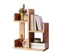 Librería Estantería Simple Europea Estantería pequeña Simple de Escritorio Puede almacenar pequeños Libros de macetas/Marcos de Fotos/Artículos Decorativos Decoración de librer