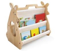 Librería Infantil de Madera - Estantería Montessori para Bebés y Niños Pequeños | Estantería Infantil de Baja Altura, Estable y Segura