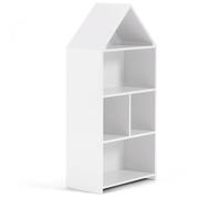 Librería infantil en forma de casa en MDF