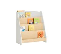 SoBuy Librería Infantil para Niños con 4 Estantes Estantería para Juguetes de Almacenamiento para niños Gris 61 x 30 x 71 cm KMB106-HG ES