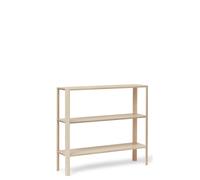Librería Leaf 1x3 Roble Aceitado Blanco