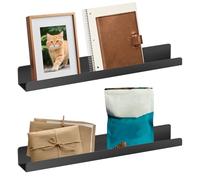 Librería magnética, soporte metálico para exhibición de libros flotantes - 2 piezas estantería para pizarra blanca, suministros escolares para pizarras blancas, niños, profesores, escritorio, taquilla