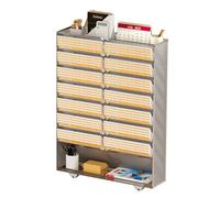 Librería móvil, Estantería móvil de 9 capas con ruedas, carrito, organizador papel oficina, adecuado for habitaciones, aulas y oficinas niños