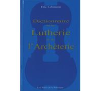 Librería, papelería, dvd... Año fuzel, productos de Lehmann E. - Diferenciario de lutería y arquetería Lutherie