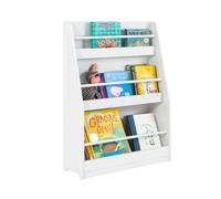 Librería para niños de altura de 3 niveles estantería infantil multifuncional kmb45-w sobuy es