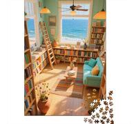 Librería Puzzle De Niños A Partir De 14 Años Adultos Juego De Rompecabezas Paisaje Pasatiempo Creativo Niños Diversión 1000pcs (75x50cm)
