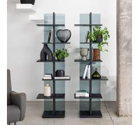 Librería Step de cristal ahumado 0/79 PEZZANI