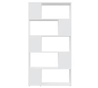 Librerías Abiertas, Estantes de Almacenamiento Independientes y Que Ahorran Espacio Hechos de Material de Madera para Libros, Decoración y Medios (80x24x155cm)