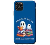 Librero Fantasma Bibliófilo Ratón de Biblioteca Lee Libros Carcasa para iPhone 11 Pro MAX