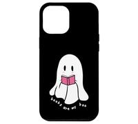 Librero Fantasma Retro Leyendo Libros Ratón de Biblioteca Carcasa para iPhone 12 Pro MAX
