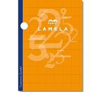 Cuaderno Libreta LAMELA Din-A4 50H Cuadrovía 2,5 mm. Tapa Básica Surtido