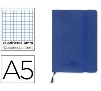 Libreta A5 Cuadros Azul