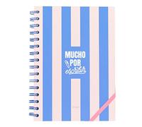 Libreta A5 rosa - Mucho por escribir