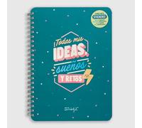 Libreta A5 - Todas mis ideas, sueños y retos