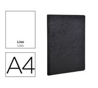Libreta age-bag tapa cartulina lomo cosido liso 96 hojas color negro 210x297 mm