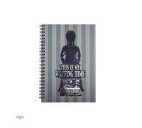 Libreta cinereplicas wednesday addams this is my writing time