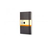 Libreta Clasica Tapa Blanda Negra L Rayada
