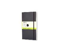 Moleskine - Cuaderno Clásico con Páginas Lisas, Tapa Blanda y Goma Elástica, Negro (Black) Tamaño Bolsillo, 192 Páginas (S07148)
