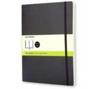 Libreta Clasica Tapa Blanda Negra Xl Lisa