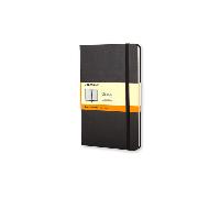 libreta clasica tapa dura negra p (9x14cm) rayas moleskine mm710