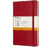 LIBRETA CLASICA TAPA DURA ROJA M (11,5X18CM) RAYADA MOLESKINE QP050F2