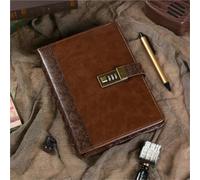 Libreta con cierre, cuaderno A5 con anillas en espiral, bloc de notas, cuaderno de bocetos, agenda, planificador.(C)