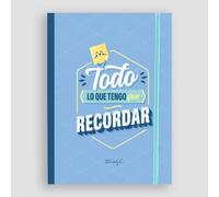 Libreta con notas adhesivas - Todo lo que tengo que recordar