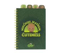 Libreta con separadores Marvel Groot - Cuaderno A5 punteado | Cuaderno apuntes : Libreta a5 anillas : Tapa blanda 160 págs