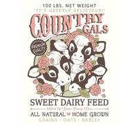 Libreta Country Gals: Cuaderno Vintage para Granja, Recetas de Leche y Notas Coquette