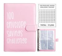 Libreta de Ahorro, Agenda de Ahorro Dinero, 100 Envelope Saving Challenge, €5050 Agenda para Ahorrar Dinero Organizador de Dinero, Retos de Ahorro, Cuaderno de Ahorro