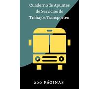 Libreta de Apuntes para Trabajos y Servicios de transporte