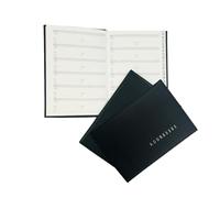 Libreta de direcciones negra A5. Janrax