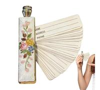 Libreta de direcciones,Portátil de metal,Directorio de números de teléfono para personas mayores | para uso al aire libre y adulto de negocios viajes de transporte diario trabajo cumpleaños Navidad