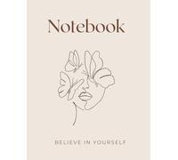 Libreta de lineas, journal: AESTHETIC para clase, colegio y escribir. 8.5"x11"
