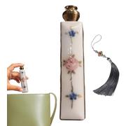 Libreta de números de teléfono, mini recuerdo, libreta de direcciones de latón con flores esmaltadas, para viajes, aventuras, viajes cortos, hogar, dormitorio, hombres, adultos, coleccionistas mayores