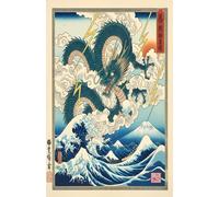 Libreta Dragon y Ola: Cuaderno de notas