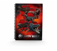 Libreta efecto 3d carnivorous jurassic world