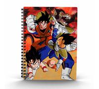 SD TOYS . Libreta efecto 3D Goku vs Vegeta - Dragon Ball