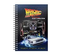 LIBRETA ESPIRAL POWERED BY FLUX CAPACITOR REGRESO AL FUTURO