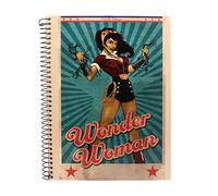 LIBRETA ESPIRAL WONDER WOMAN CADENAS UNIVERSO DC