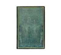 Pacific Blue (Old Leather Collection) Mini Lined Softcover Flexi Journal (Elastic Band Closure)