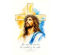 Libreta Jesucristo: Yo Soy el Camino, la Verdad y la Vida: Cuaderno de notas cristiano para Oraciones, Reflexión, Devocionales y Crecimiento Espiritual.