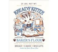 Libreta Kneady Kitten Flour: Cuaderno Vintage para Cocina, Recetas y Amantes de los Gatos.