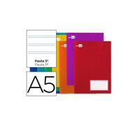 Libreta liderpapel smart a5 32 hojas 60g/m2cuadro pauta 5ª 2.5mm con margen