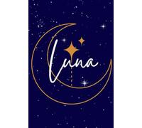 Libreta Luna Estrellada: Cuaderno Personalizado con Renglones y Diseño Nocturno