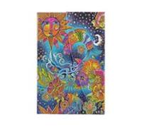 Libreta Magia Celeste Mini (140x95x18) Lisa De 176 Páginas Y Cierre Co