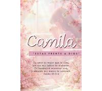 Libreta Personalizada CAMILA / Una libreta que lleva esencia, presencia y elegancia: Una Libreta que marcará tu historia en las manos de Dios.