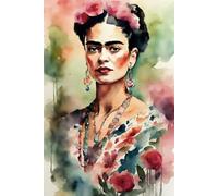 Libreta premium de la marca Rose el Rose de la Colección Frida Kahlo 6" x 9" 15.24 x 22.86 cm 120 páginas rayada