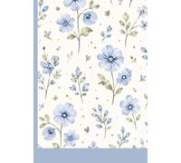 Libreta punteda A5 | Colección Botánica · Flores azules | Pauta Viva